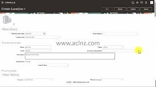 How to Setup location for Legal Entity, Inventory Org and Business Unit in Oracle Fusion Cloud R13?