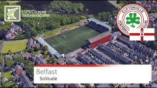 Solitude (football ground) / Belfast | Cliftonville F.C. | Google Earth | 2O16