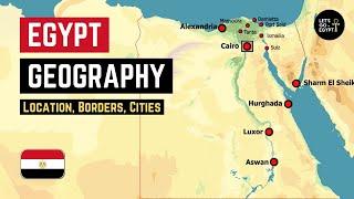 Geography of EGYPT  | Location, Borders, Cities | The distance between Egypt and the countries