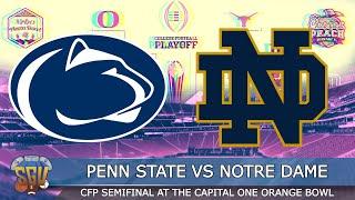 Penn State vs Notre Dame - CFP Semifinal at the Orange Bowl Highlights - College Football 25 Sim