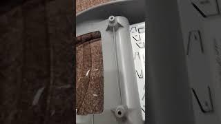 Подрезка штатного окна в тоннели для рации