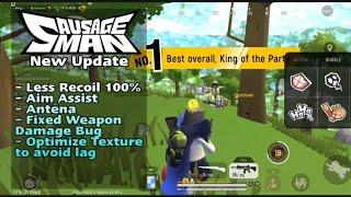 New Update SausageMan Config  No Recoil  Aim Assist  Antena