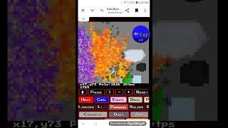 I made bfdi in sandboxels!