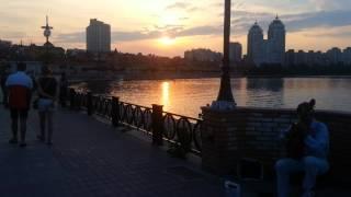 Sunset stroll in Kiev