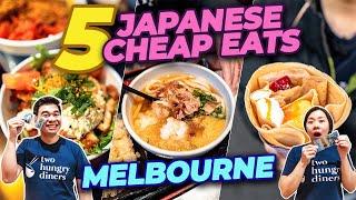 TOP 5 JAPANESE CHEAP EATS UNDER $10 in Melbourne CBD | Melbourne Food Guide