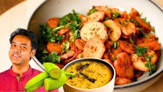 Low glycemic CRISPY PLANTAIN and Dal Lentil | Healthy Lunch