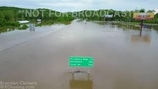 5-2-2017  Fenton and Valley Park-Mo Flooding I44 drone