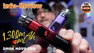 SMOK NOVO Pro | 1.300mAh 3ml | Info Review