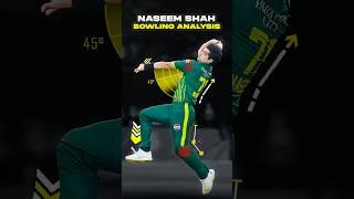 Naseem Shah bowling Action analysis️Pakistan current best bowler