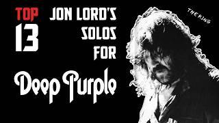 Top-13: Best of Jon Lord solos in Deep Purple