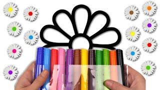 Colorful Flower Coloring Book / Akn Kids House