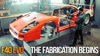 F40 EVO // Hand-building a chassis for my V12-powered LEGEND! (4K)