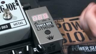 Big Joe Stomp Box Company PB 107–POWER BOX LITHIUM at NAMM 2017 | MikesGigTV