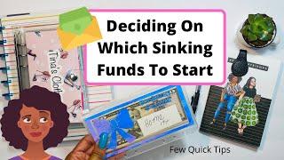 FIGURING OUT SINKING FUNDS CATEGORIES | STARTING OUT | HOW MUCH TO ADD | BUDGET