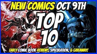 Top 10 New Comic Books October 9th 2024  Reviews, Covers, & Giveaway