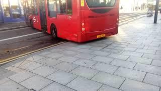 Bus Route Number  410 *[FAILED]* to do a U-Turn at West Croydon Bus Station (Due to a Bus Crash)