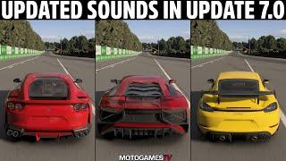 Forza Motorsport (2023) - Updated Cars Sounds in Update 7.0 (Ferrari, Lamborghini, Porsche)