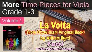More Time Pieces for Viola Vol.1 | 1610 La Volta  by William Byrd | Tutti