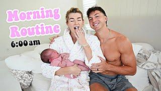 OUR MORNING ROUTINE WITH A NEWBORN BABY