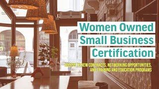 Women Owned Small Business (WOSB) and Women Business Enterprise (WBE)