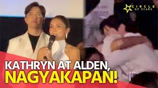 KathDen, nagyakapan sa premiere night ng Hello, Love, Again; pinalakpakan ng mga bisita sa ending