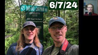 Summer Birding in the Loyalsock State Forest on Dad Dad Chapman Road, June 7th, 2024