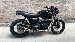 Triumph Bonneville T100 Black Custom 2022 black TF6916U