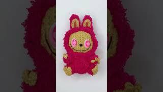 Crochet Labubu  New Pattern on Etsy #labubuhaveaseat #crochet #labubu #virka #diy #ad