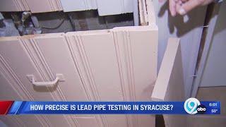 How precise is lead pipe testing in Syracuse?