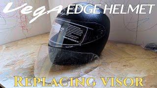 Vega Edge, Edge DX Helmets - Changing Visor