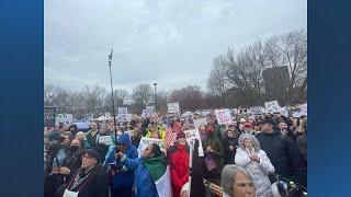 Thousands gather on Boston Common for ‘Hands Off!’ protest against President Trump and Elon Musk