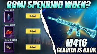 BGMI 3.0 SPENDING EVENT WHEN? || M416 GLACIER BACK IN CLASSIC CRATE. 