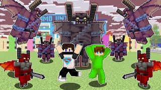 SURROUNDED by DIBIL APOCALYPSE ( NAKAKATAWA KAYA? ) | Minecraft