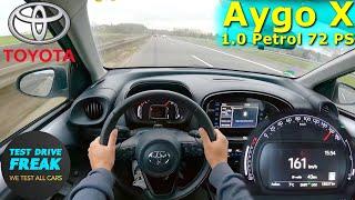 2023 Toyota Aygo X 1.0 VVT-i 72 PS TOP SPEED GERMAN AUTOBAHN DRIVE POV