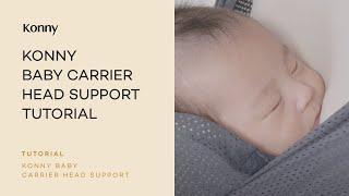 Konny Baby Carrier Head Support | Tutorials