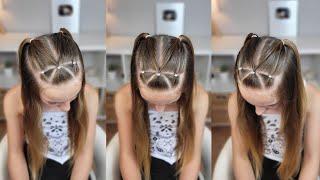 Peinado para niñas en 5 minutos/ Easy 5 minute hairstyle tutorial