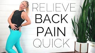 LOWER BACK PAIN RELIEF | Simple Yoga Poses for Fast Relief