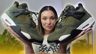 WHY ARE THESE STILL SITTING? Jordan 4 SE Craft Medium Olive Review & On Foot