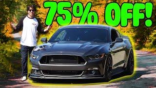 I Bought a TOTALED Mustang GT for 75% OFF! Was It Worth It? (100 Day Review)