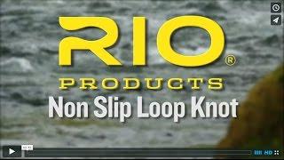 A short film showing how to tie the perfect Non Slip Loop Knot