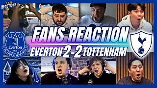 SPURS FANS REACTION TO EVERTON 2-2 TOTTENHAM | EPL