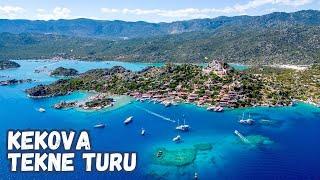 Kekova Tekne Turu - Simena Kalesi - Kaş Gezilecek Yerler - Kekova Boat Tour - Kaş Antalya Turkey