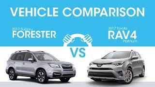 2017 Subaru Forester vs 2017 Toyota Rav4: which is better?