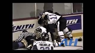 QMJHL Sep. 20, 1996 Rimouski Oceanic v Victoriaville Tigres (melee) Jimmy Grondin v Jean-Francois Be