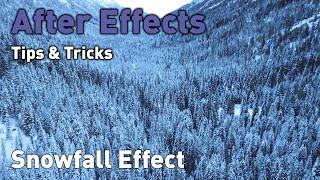 Create Snowfall in After Effetcs (EASY)