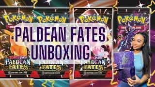 NEW Pokémon Paldean Fates ETB Unboxing | Beccabaddest