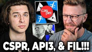 CSPR, API3, & FIL BUYING ONLY!!! Bitcoin Maxi Problem & Trump's Pre-Inauguration Crypto Commitments!