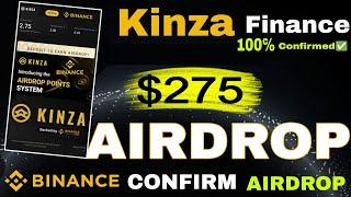 Binance Confirmed Airdrop | Kinza Finance Airdrop | New Crypto Airdrop 2023 #binance  #airdrop