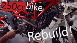 250cc Street bike rebuild [Megelli 250r] - part 1