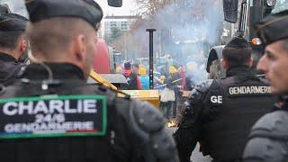 French farmers protest in Strasbourg against Mercosur trade agreement